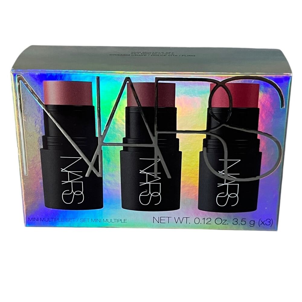 NARS Multiple Mini 3 Piece Set Orgasm Crave / Dolce Vita / Fling HTF Ltd Edition